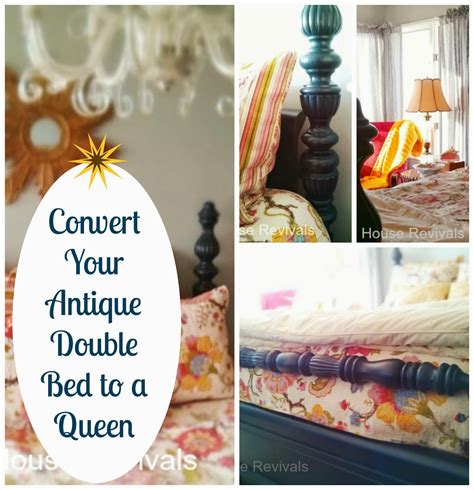 convert double to queen bed.